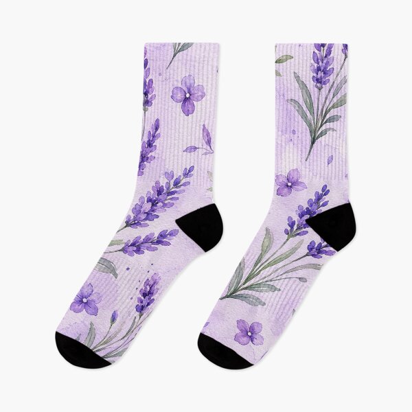 Item preview, Lavender Watercolor Floral Pattern designed and sold by Owcomm.