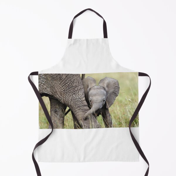 Item preview, Baby Elephant Sheltered By Mother Wildlife designed and sold by fact-stick.