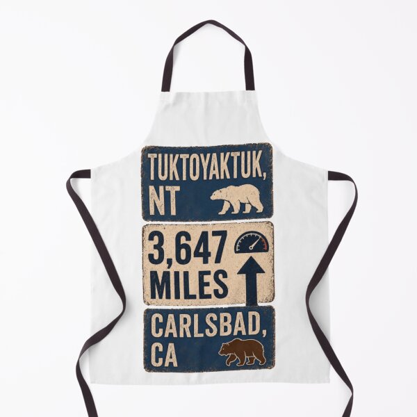 Item preview, Road Trip Journey From Tuktoyaktuk Northwest Territories To Carlsbad California Coastal Route designed and sold by WumbleDoor.