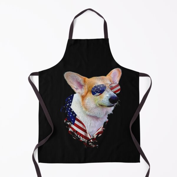 Item preview, Corgi Dog Retro American USA Flag 4 July Pop Art Corgi Lover designed and sold by r-silver.