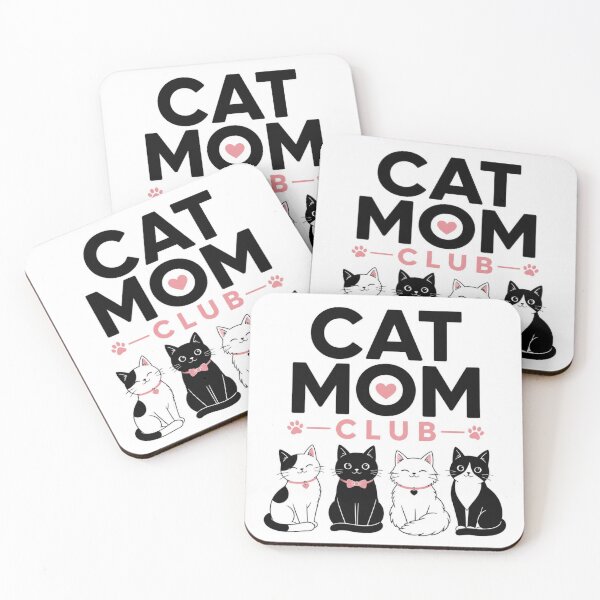 Item preview, Cat Mom Club Cute Minimal Cat Lover Design designed and sold by Shadryx.