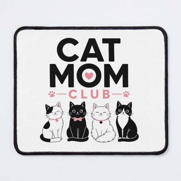 Item preview, Cat Mom Club Cute Minimal Cat Lover Design designed and sold by Shadryx.