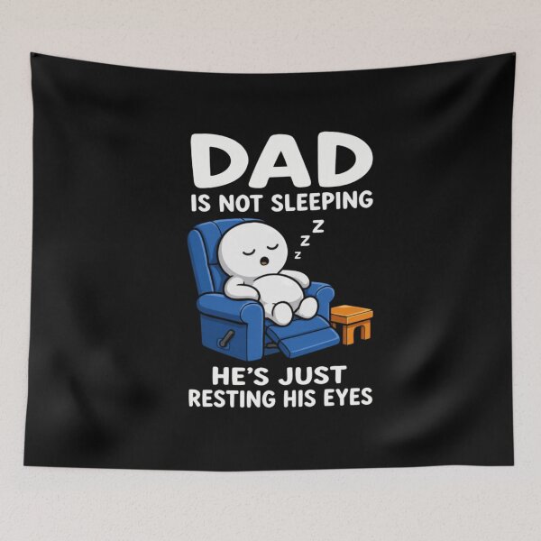Item preview, Dad Is Not Sleeping He Is Just Resting His Eyes Funny Father designed and sold by WumbleDoor.