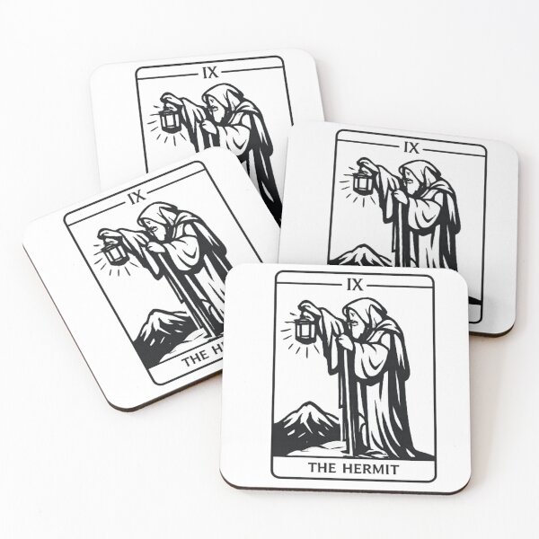 Item preview, The Hermit card for a witch designed and sold by fadeinkstudio.