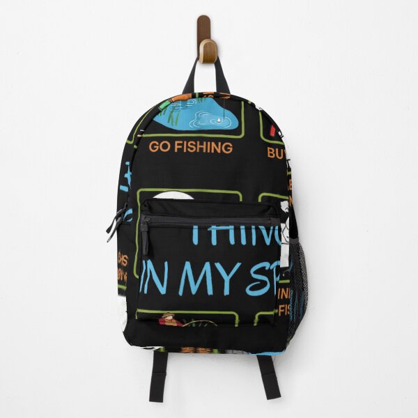 Item preview, Things I Do In My Spare Time Funny Fishing Obsession Hobby Chart designed and sold by WumbleDoor.
