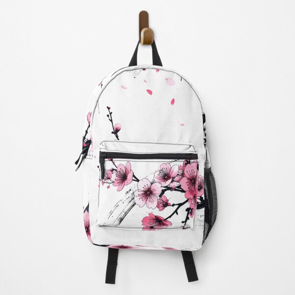 Item preview, Zen Ink Circle and Cherry Blossoms Art designed and sold by MikenosukeStudio.