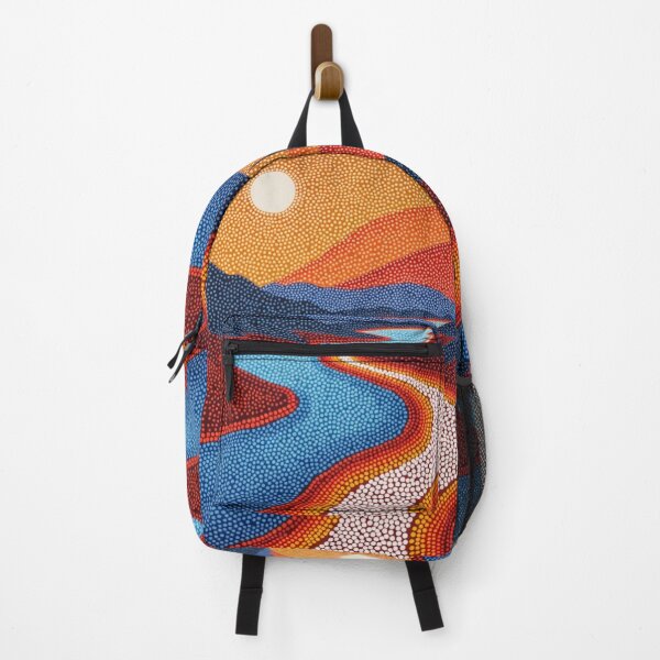 Item preview, Aboriginal Inspired Dot Art - Along The River designed and sold by GrinGalore.