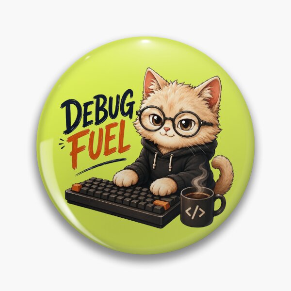 Item preview, Debug Fuel Programmer Cat designed and sold by olosra.