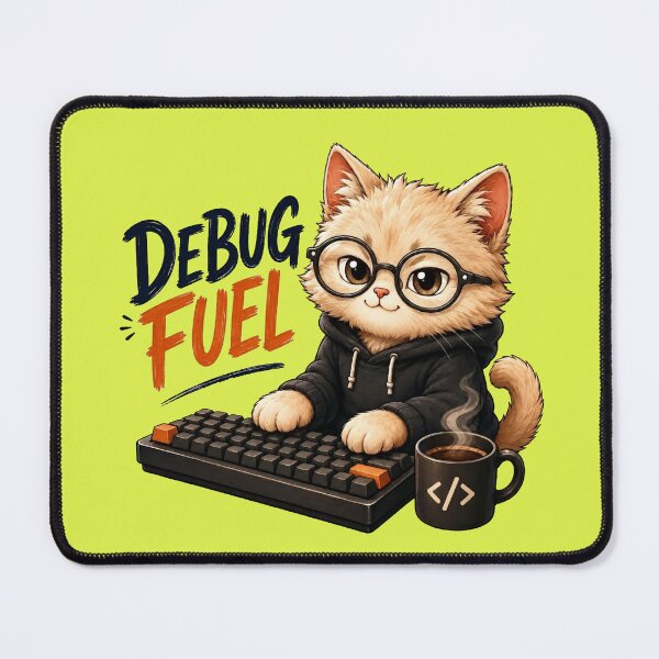 Item preview, Debug Fuel Programmer Cat designed and sold by olosra.