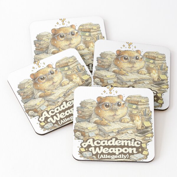 Item preview, Academic Weapon (Allegedly) Funny Hamster Student Meme designed and sold by NarpLTD.