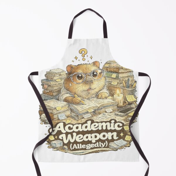 Item preview, Academic Weapon (Allegedly) Funny Hamster Student Meme designed and sold by NarpLTD.
