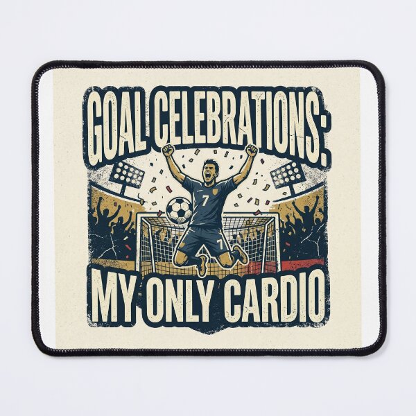 Item preview, Goal Celebrations: My Only Cardio — Funny Soccer Football Tee designed and sold by HOLOPEELS.