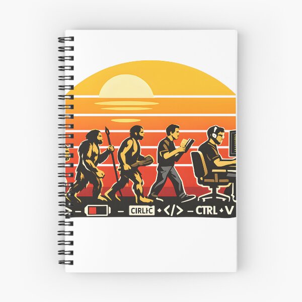 Item preview, Programmer Evolution – From Ape to Code Master Retro Sunset Design designed and sold by PenchalaPrabhas.