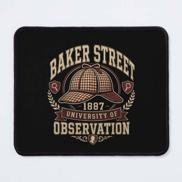Item preview, University of Observation Baker Street Sherlock Holmes Emblem designed and sold by Fenay Designs.