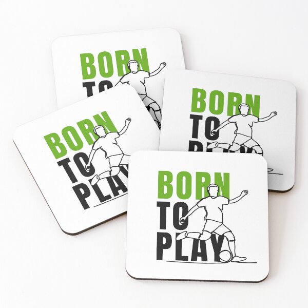 Item preview, Born to Play Soccer  – Football Player Motivation Graphic designed and sold by thesalynn.