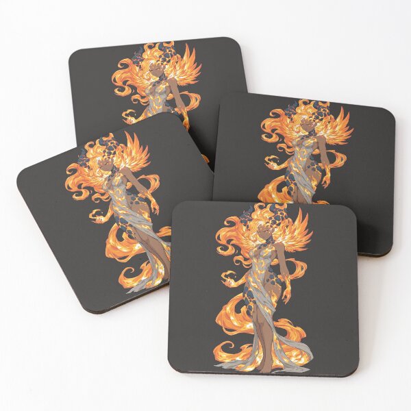 Item preview, Phoenix Goddess Spirit of Eternal Flame Fantasy Fire Art designed and sold by MythicMood.