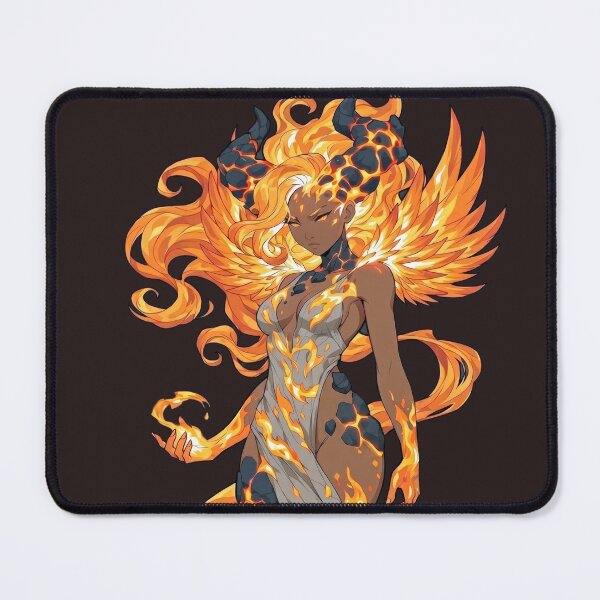 Item preview, Phoenix Goddess Spirit of Eternal Flame Fantasy Fire Art designed and sold by MythicMood.