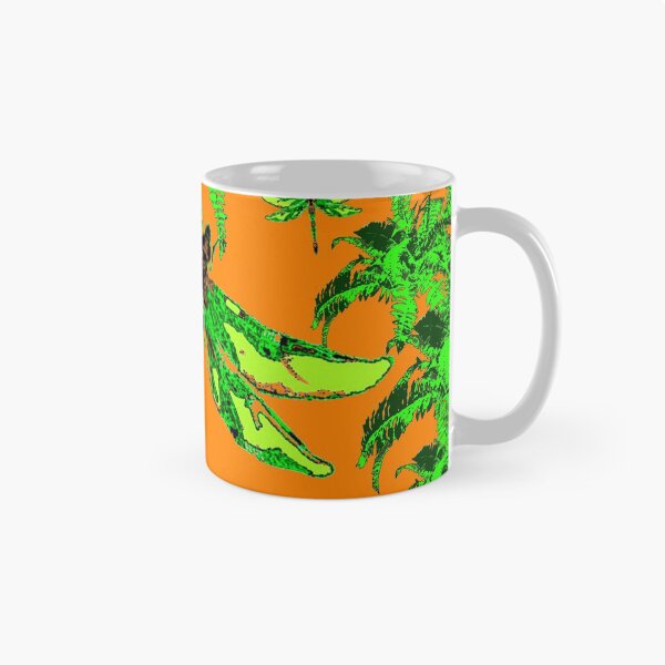 Item preview, CUMIN COLOR TROPICAL FERNS & EMERALD DRAGONFLIES  designed and sold by sharlesart.