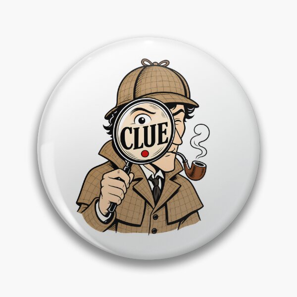 Item preview, Retro Comic Book Detective Clue Magnifying Glass Pop Art designed and sold by Fenay Designs.