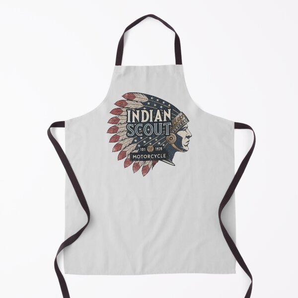 Item preview, 1928 Indian Scout 101 American Native Warrior Feather Headdress / War Bonnet / Classic Vintage Motorcycle designed and sold by EdGraphy.