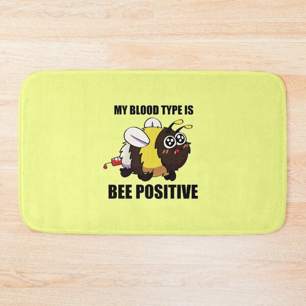 Item preview, My Blood Type is Bee Positive - Funny Bee designed and sold by BumbleBites.