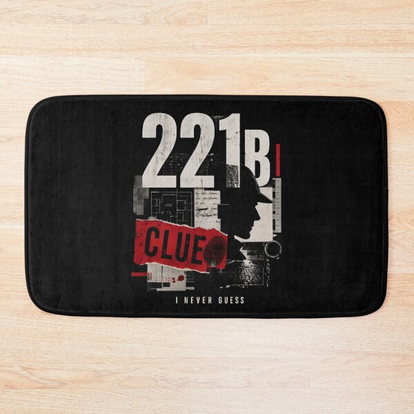 Item preview, 221B Clue I Never Guess Sherlock Holmes Case File Collage designed and sold by Fenay Designs.