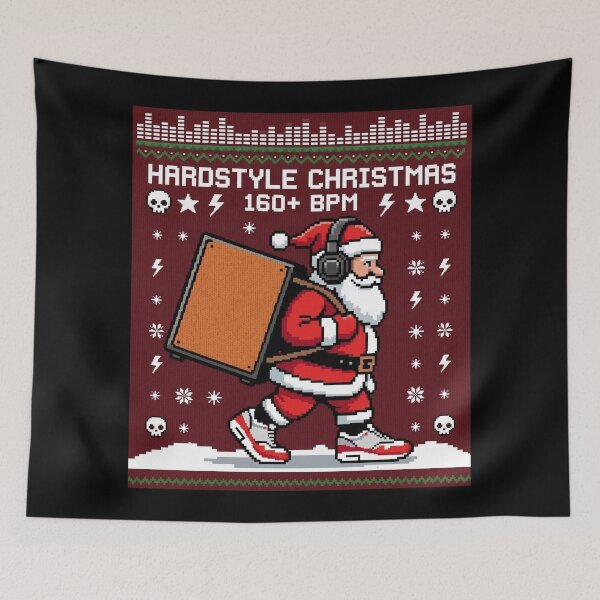 Item preview, Hardstyle Christmas 160 BPM Rave Santa designed and sold by SPAZE-Typo.