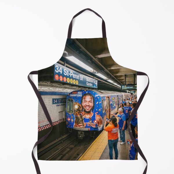 Item preview, New York City Subway With NY Knicks Advertising designed and sold by Home Decor Art.