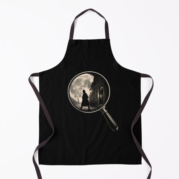 Item preview, Sherlock Holmes 221B Baker Street Magnifying Glass Moon Art designed and sold by Fenay Designs.