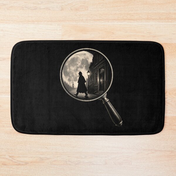 Item preview, Sherlock Holmes 221B Baker Street Magnifying Glass Moon Art designed and sold by Fenay Designs.