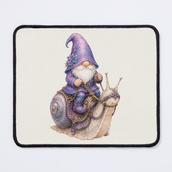Item preview, Purple Gnome Riding a Royal Snail designed and sold by Victor Shadehorn.
