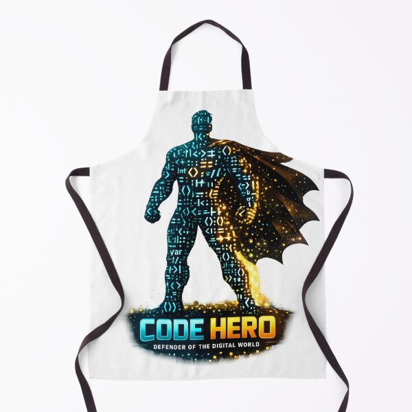 Item preview, Code Hero – Defender of the Digital World Programmer Superhero Design designed and sold by PenchalaPrabhas.