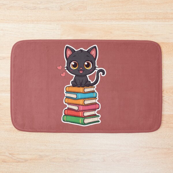 Item preview, Midnight Kitten on Books designed and sold by aminomen.