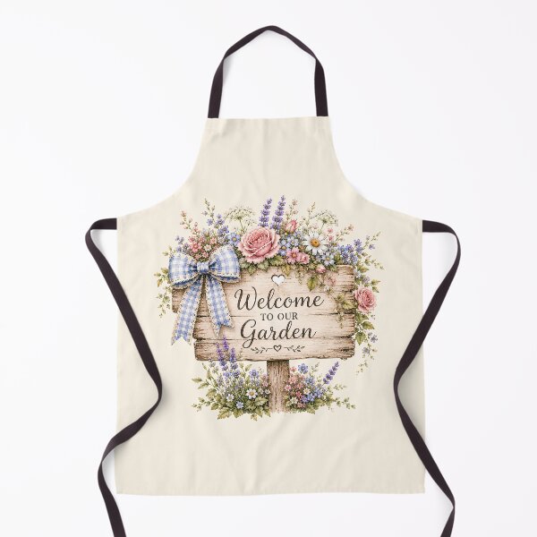 Item preview, Welcome to Our Garden Sign | Cottagecore Floral Garden Welcome Sign designed and sold by looplandger.