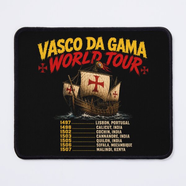Item preview, Vasco da Gama World Tour Explorer Parody designed and sold by Retr0Tshirts.