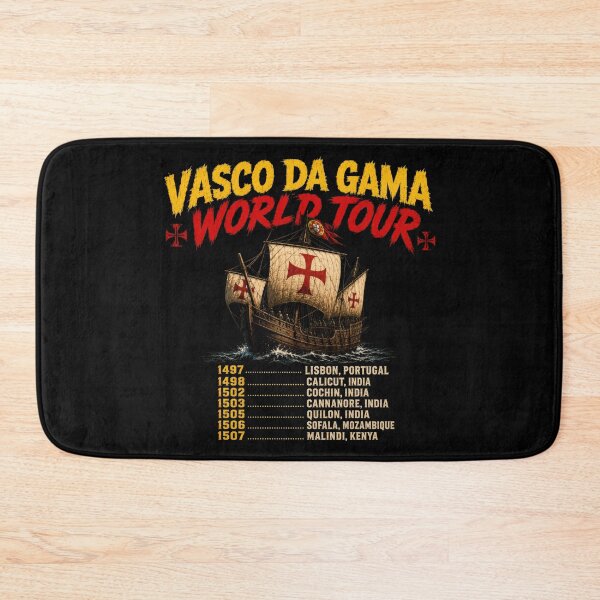 Item preview, Vasco da Gama World Tour Explorer Parody designed and sold by Retr0Tshirts.