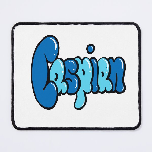 Item preview, Caspian Blue Graffiti Bubble Letters Name designed and sold by Artonmytee.