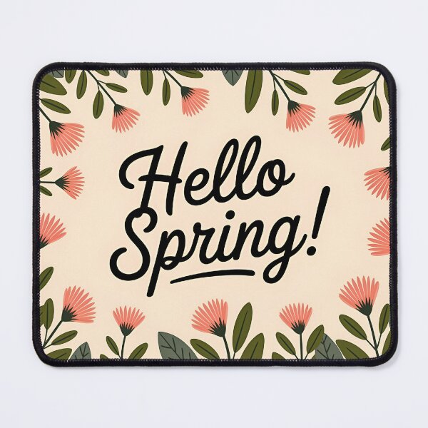 Item preview, Hello Spring – Blooming Flowers, Fresh Green Nature, and Joyful Seasonal Renewal designed and sold by zozo-shop.