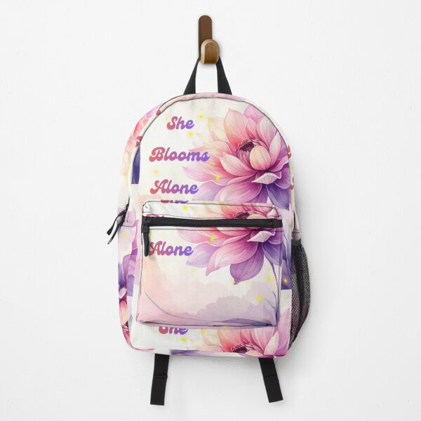 Item preview, She Blooms Alone | Floral Feminine Art designed and sold by DesignsByTaara.