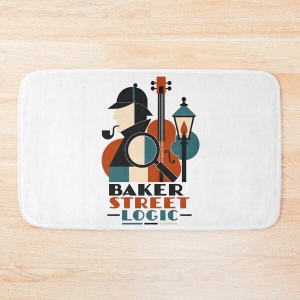 Item preview, Baker Street Logic Sherlock Holmes Abstract Geometric Art designed and sold by Fenay Designs.