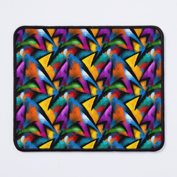 Item preview, Dynamic Geometric Wildstyle Graffiti And Splatter Pattern designed and sold by igraphixart.