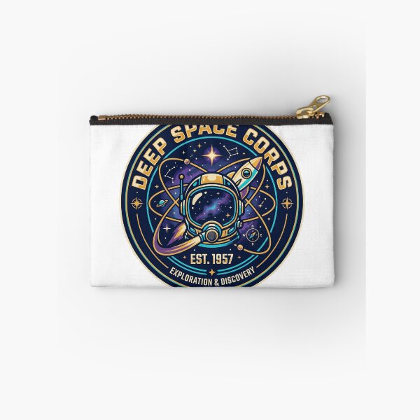 Item preview, Deep Space Corps EST 1957 Exploration Discovery Astronaut Helmet Space Badge Art designed and sold by Void and Neon.