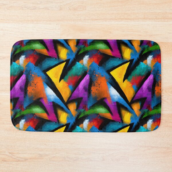 Item preview, Dynamic Geometric Wildstyle Graffiti And Splatter Pattern designed and sold by igraphixart.