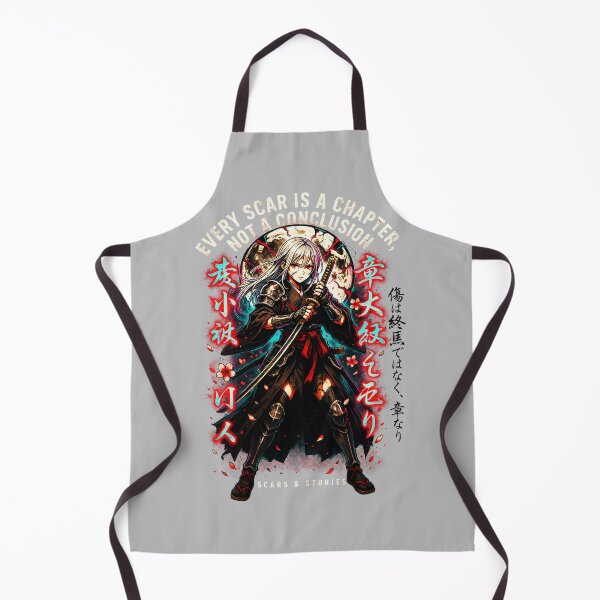 Item preview, Every Scar Is a Chapter, Not a Conclusion – Anime Samurai Warrior Art designed and sold by FinalArcStudio.