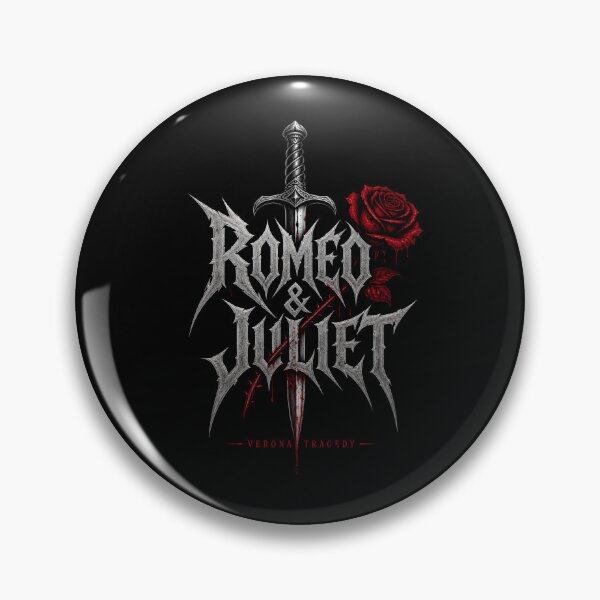 Item preview, Romeo and Juliet Gothic Metal Verona Tragedy Sword Art designed and sold by Fenay Designs.