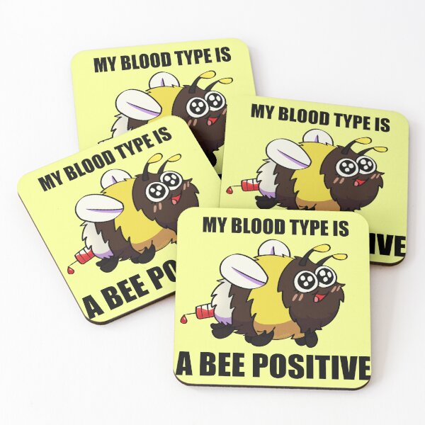 Item preview, My Blood Type is A Bee Positive - Funny Bee designed and sold by BumbleBites.