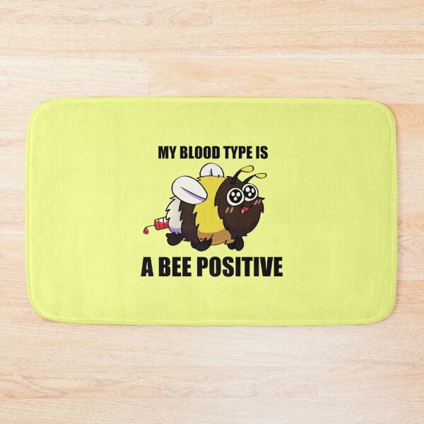 Item preview, My Blood Type is A Bee Positive - Funny Bee designed and sold by BumbleBites.