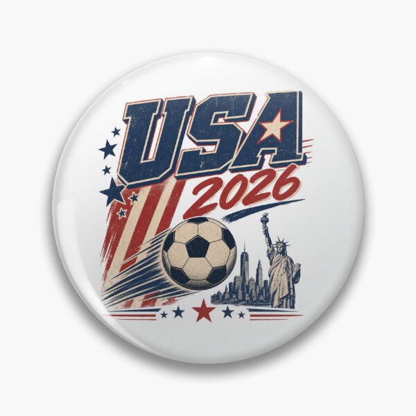 Item preview, USA 2026 Football World Cup Glory | Stars and Stripes Fan Supporter Shirt designed and sold by rushaib.