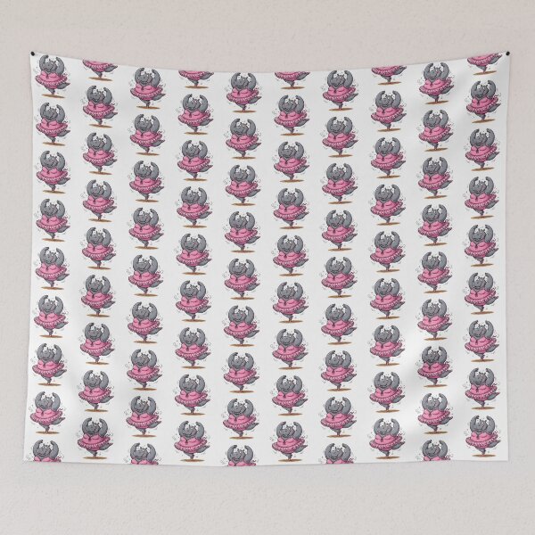 Item preview, Funny Hippo In Tutu Ballet Dancer Cartoon designed and sold by DuckOddity.