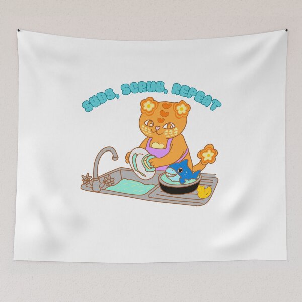 Item preview,     Suds, Scrub, Repeat – Proud Cleaner designed and sold by BritishDelights.